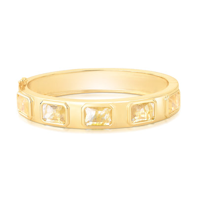 Bracelete Hallu Allure | Banho de ouro 18k e cristais