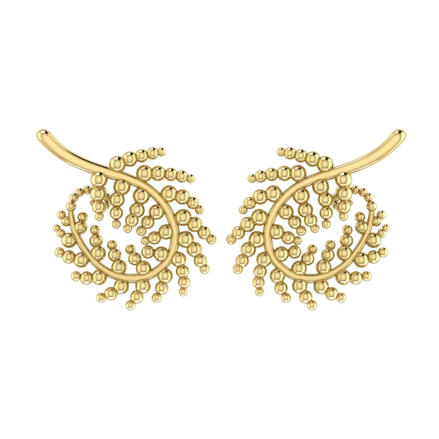 Brinco XAX Argola em Ouro Vermeil 18K