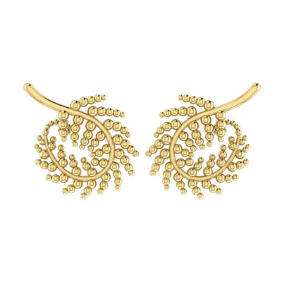 Brinco XAX Argola em Ouro Vermeil 18K