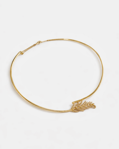 Choker Xax Esferas em Ouro Vermeil 18K