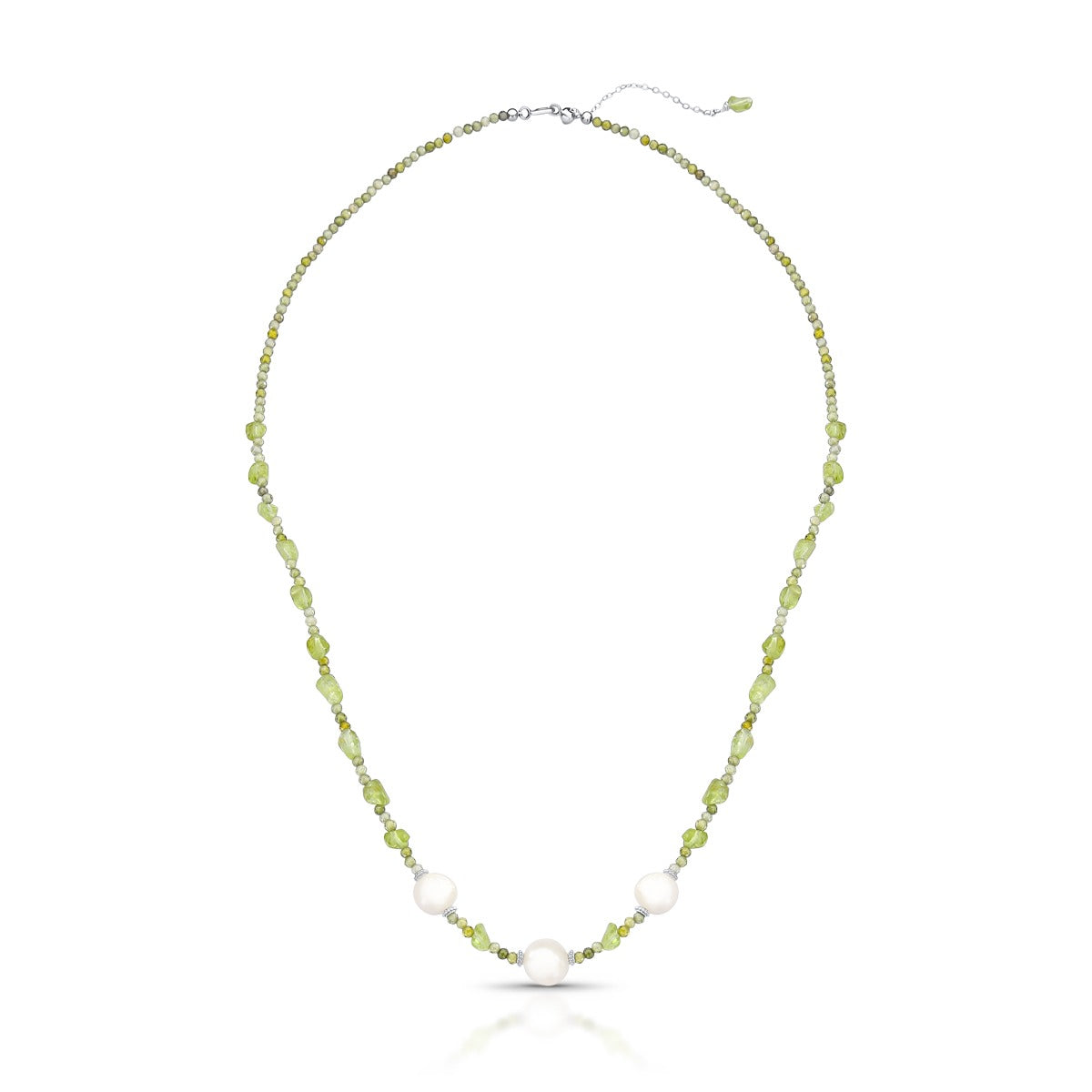Colar Hallu Summer | Cristais, Pérolas e Prata 925 com Banho de Ródio