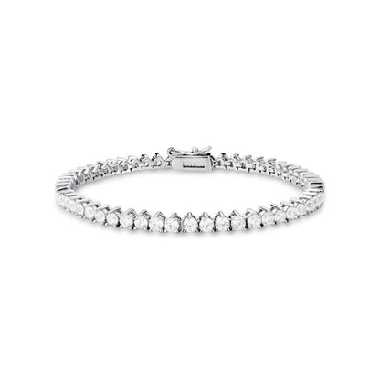 Pulseira Hallu Riviera | Banho de Ródio e Cristais